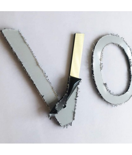 Enseigne lettres découpées ALU